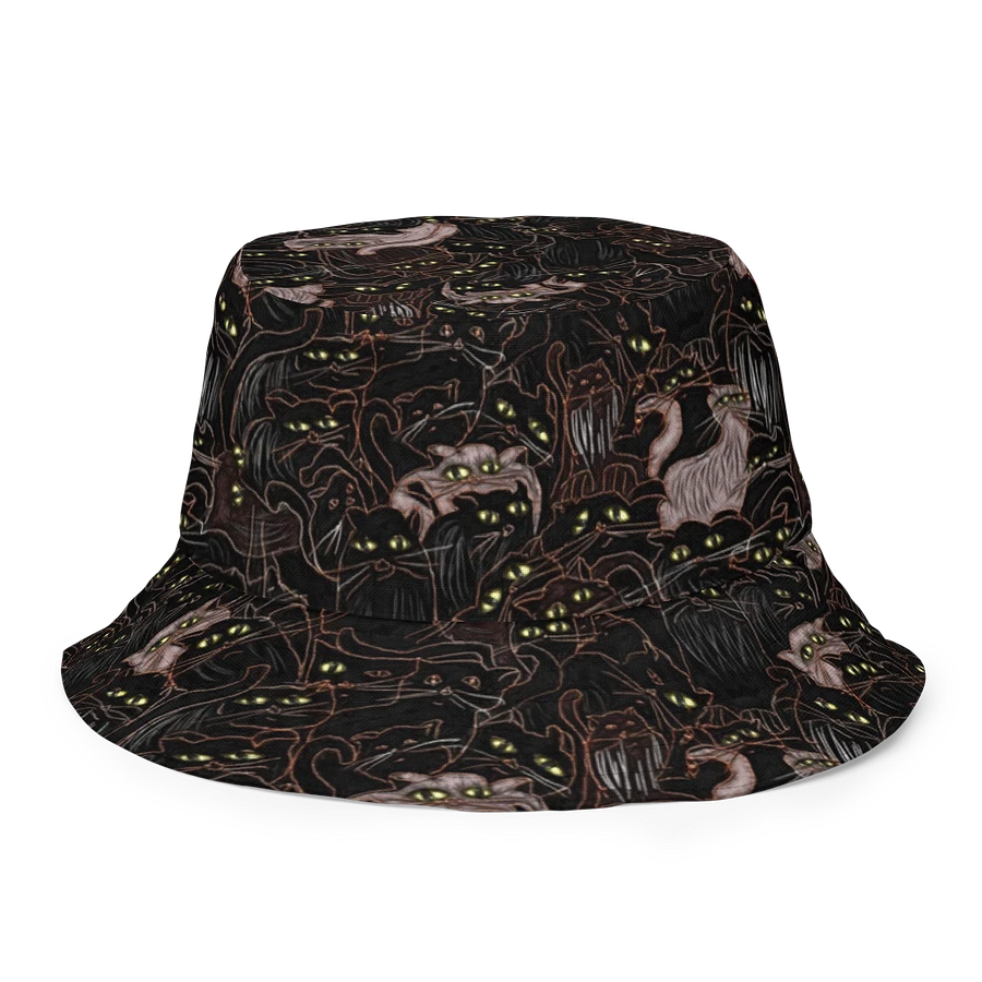 Abstract and Black Cats Bucket Hat product image (2)