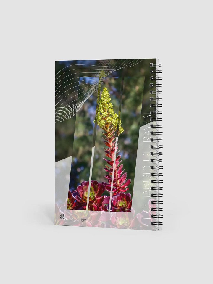 GeoGraphik Notebook – Aeonium Pourpre – A5 Format product image (2)