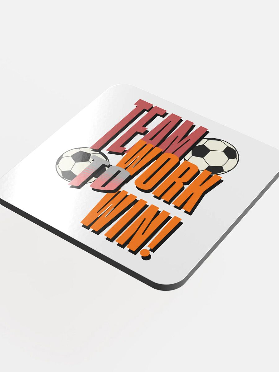 Team Work To Win! Soccer Cork Coaster Set product image (4)