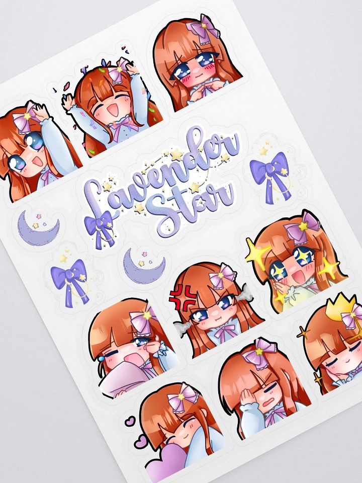 Lavender Sticker Sheet product image (1)