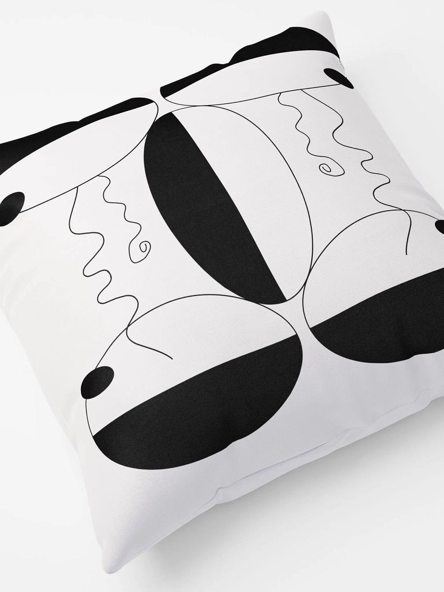 Geometric Black and White Pillows – Modern Decorative Throw Pillows for Sofa – Stylish Black White Couch Cushions product image (6)