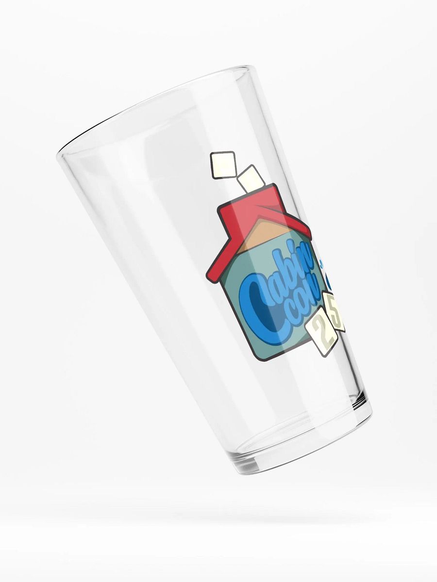 Cabin Con 2025 alt logo pint glass product image (4)