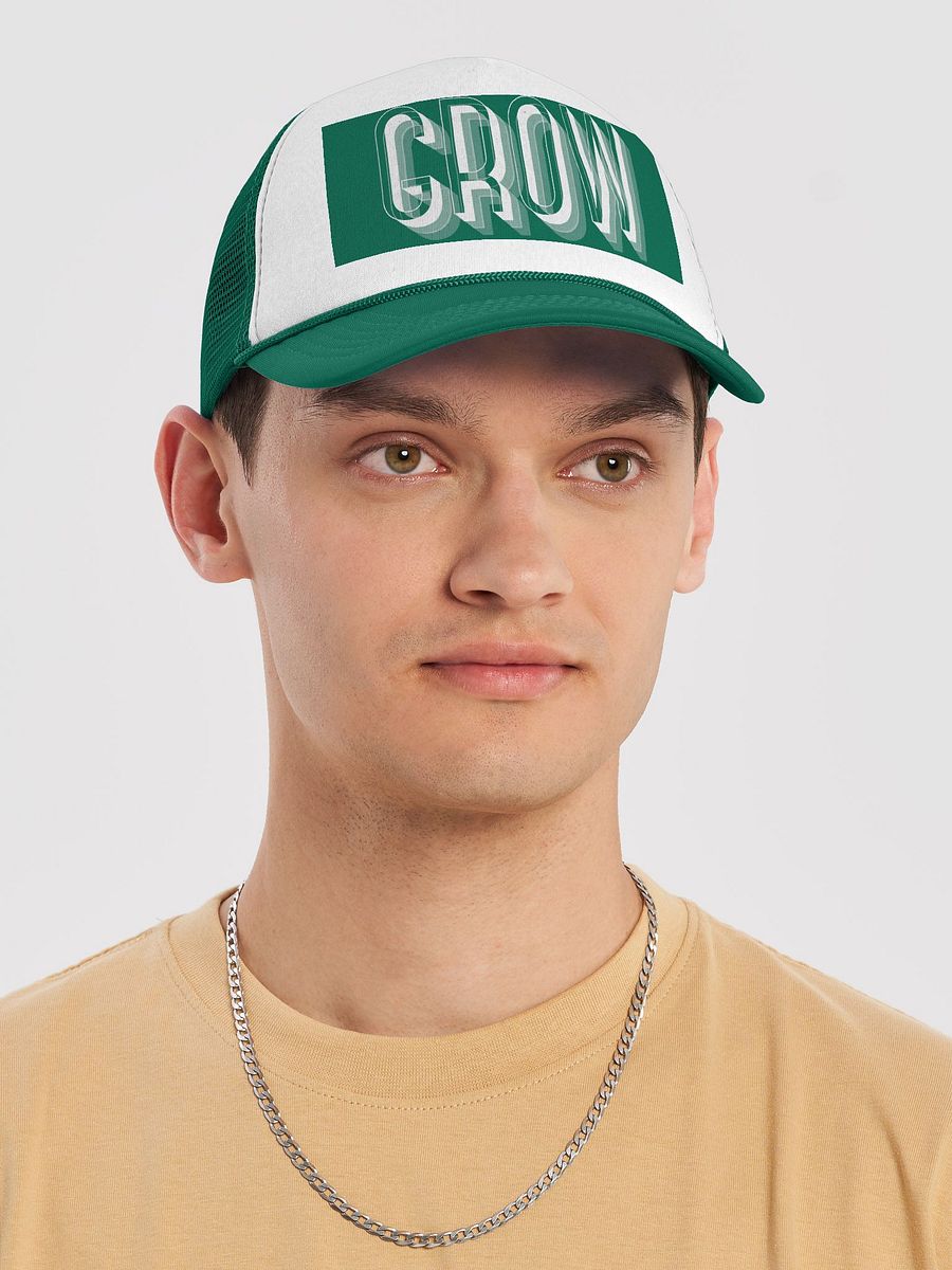 Grow 3D Foam Trucker Hat product image (5)