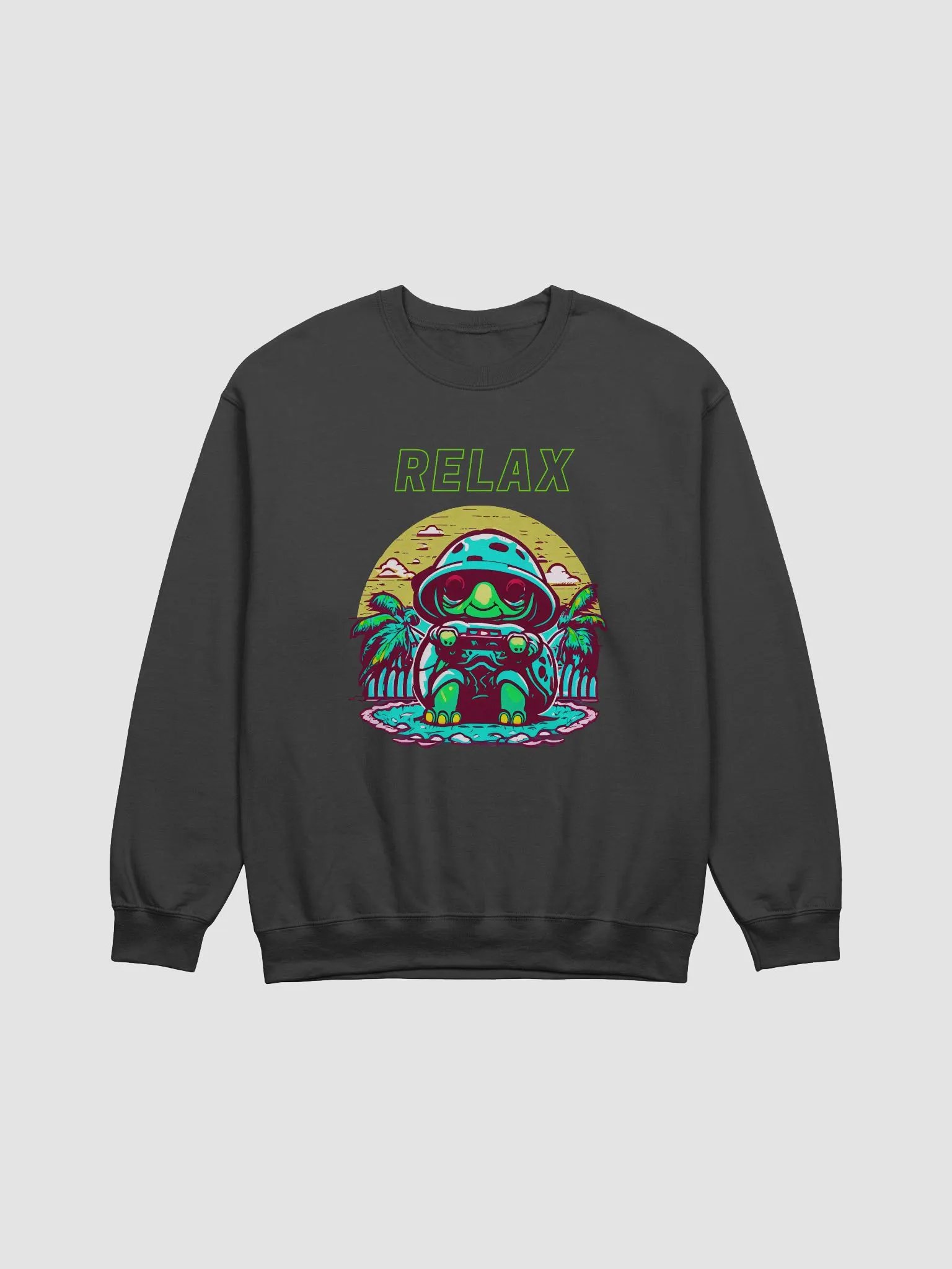 Relax Gamer Turtle Longsleeve product image (1)