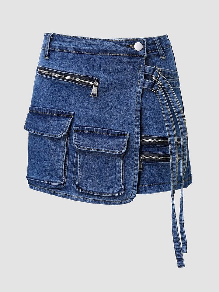 Denim skort product image (1)