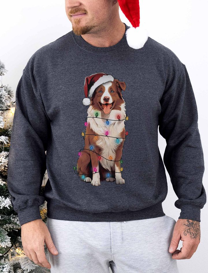 Funny Australian Shepherd(Red Tricolor) Christmas Sweatshirt product image (1)
