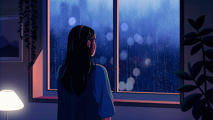 Rainy Reflections (Digital Art) product image (1)