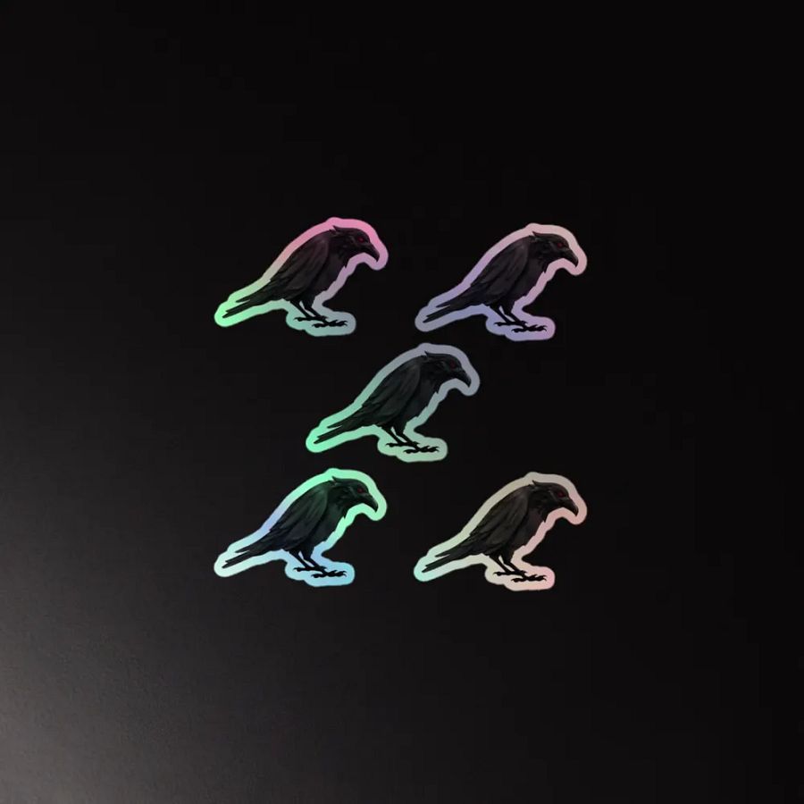 Raven Foil Stickers product image (2)