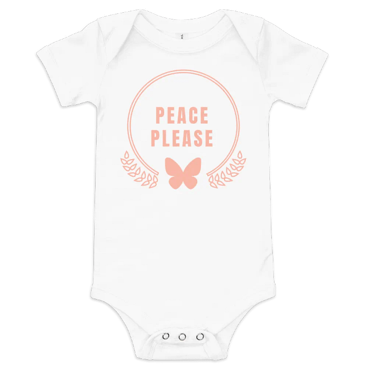 Peace Please Baby Onesie product image (1)