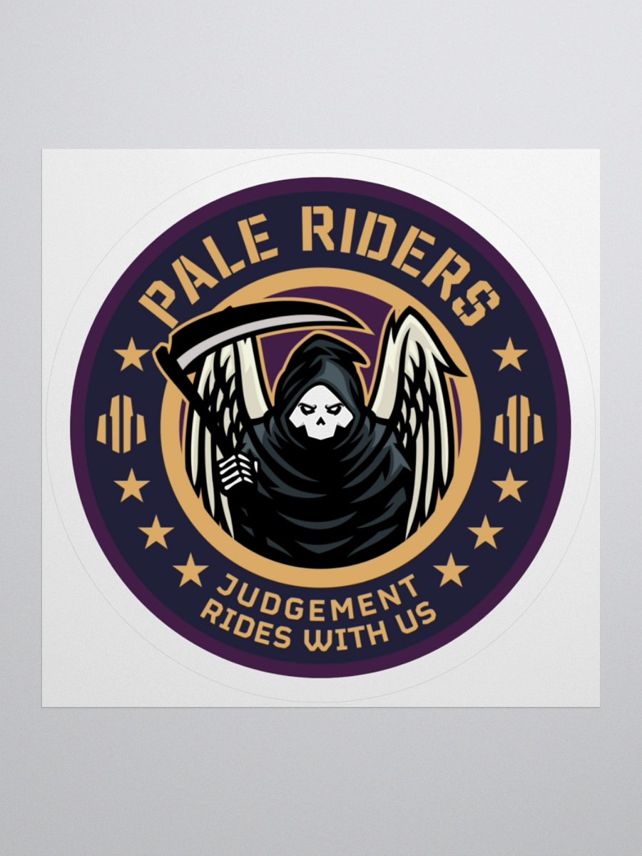 Pale Riders Flat Sticker product image (3)