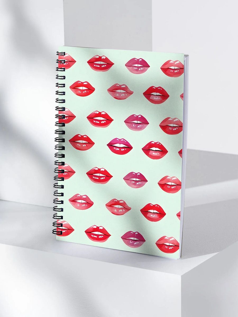 Luscious Lips Spiral Notebook product image (4)