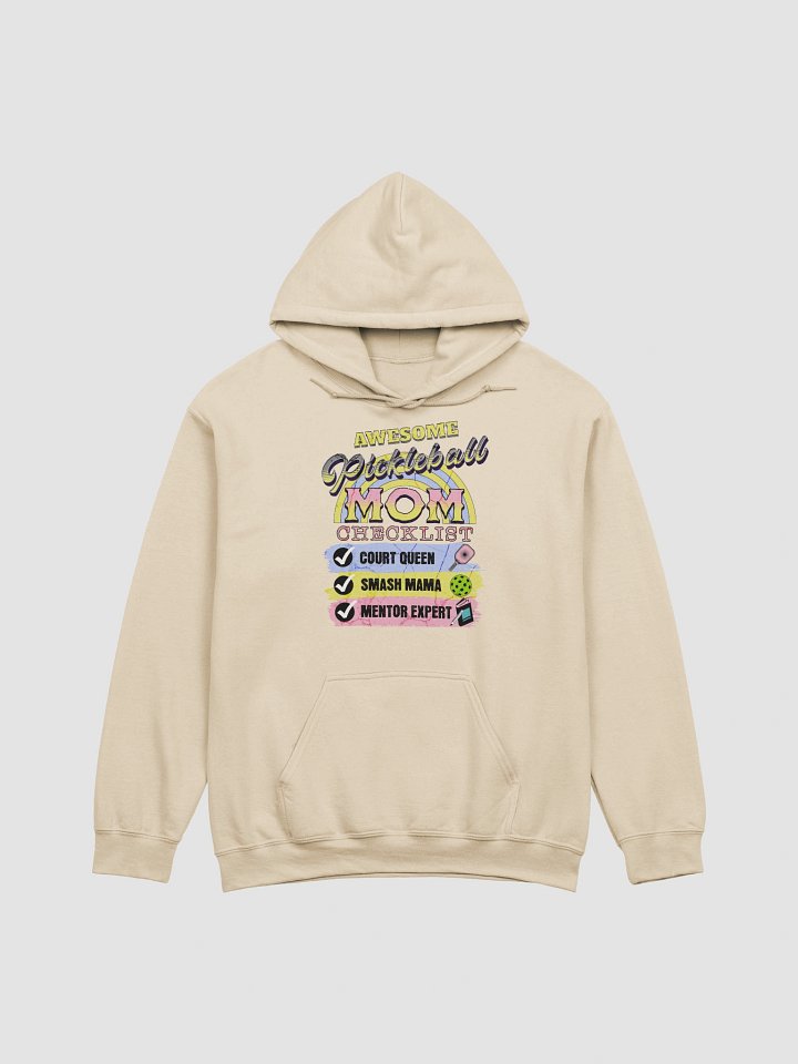 Awesome Pickleball Mom Checklist Hoodie product image (19)