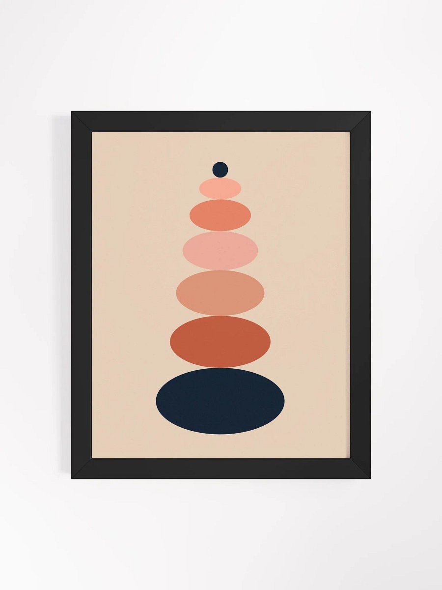 Ethereal Black Void Framed Poster product image (2)