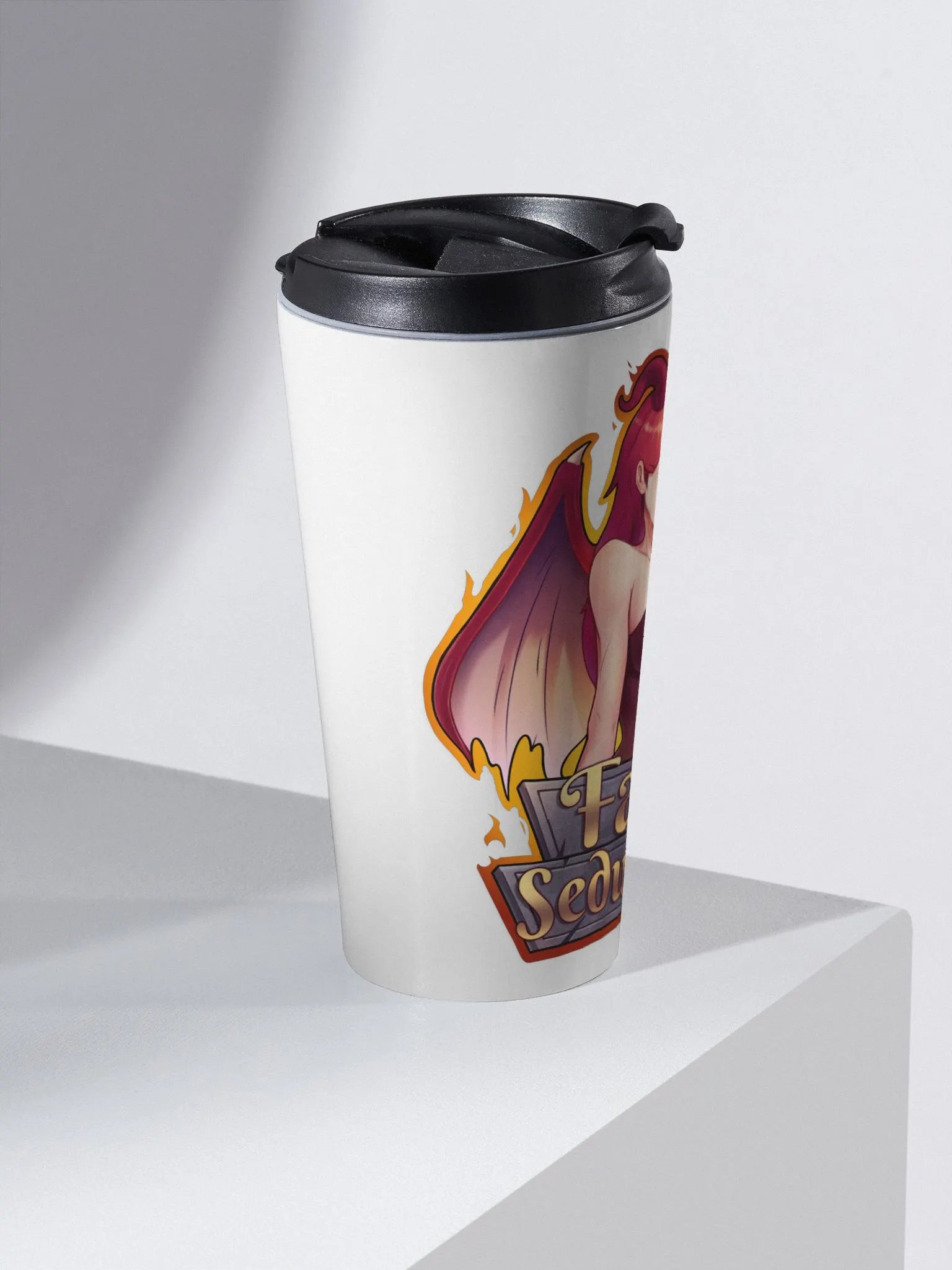 Affiliate Stainless Steel Travel Mug White product image (2)