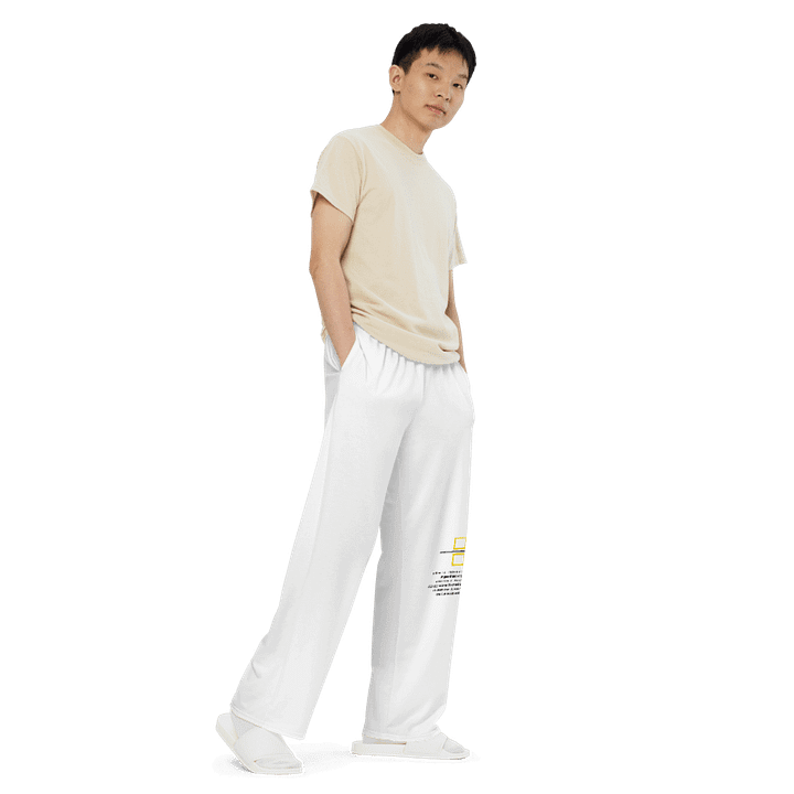 symmetry Cozy Pants - yellow line product image (1)