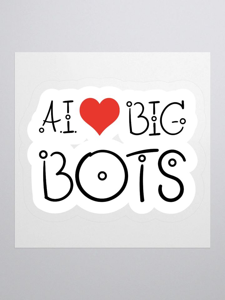 A.I. Heart Big Bots Sticker product image (1)