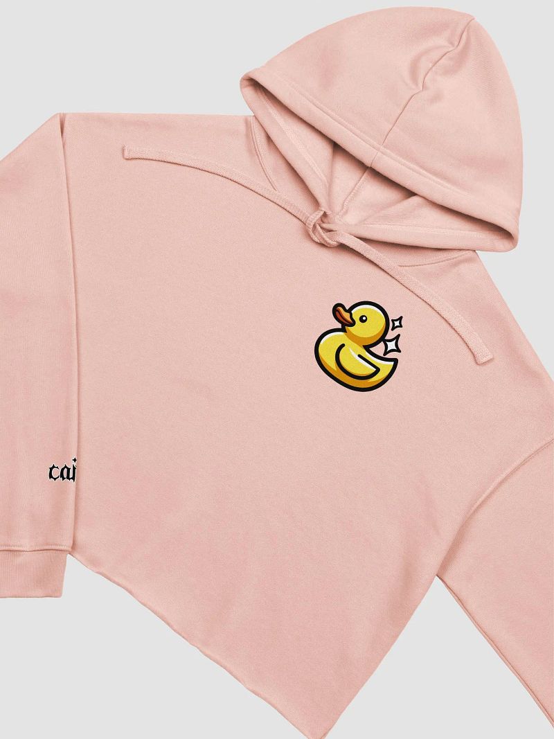 Duck Crop Hoodie Yellow