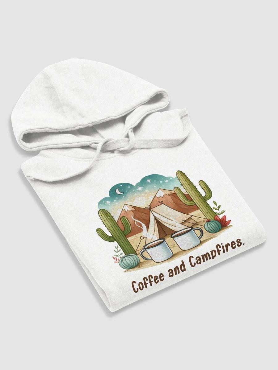 Coffee and Campfires Under Starry Skies Unisex Premium Hoodie product image (4)