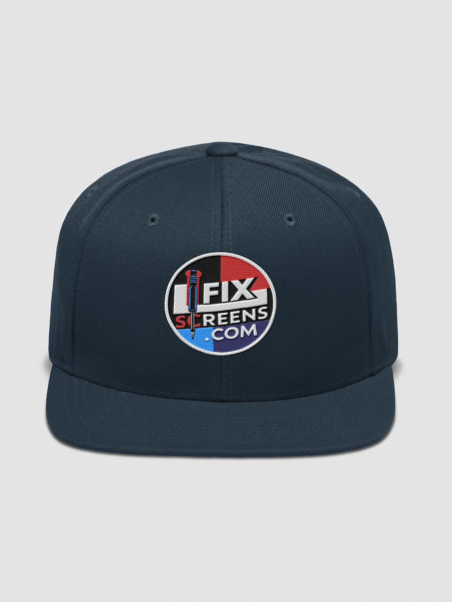 iFixScreens.com Circle Logo Wool Blend Snapback Cap product image (9)