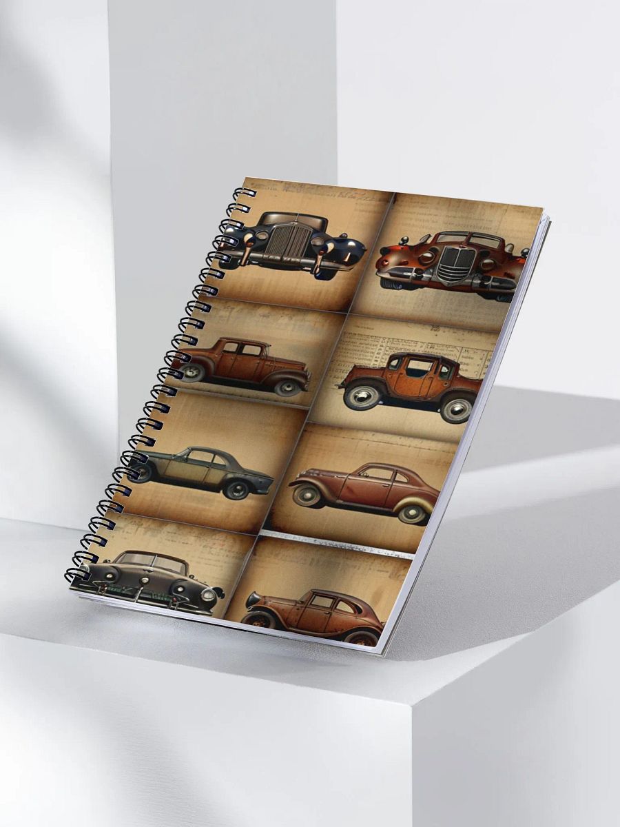 Vintage Car Collection Spiral Notebook product image (3)
