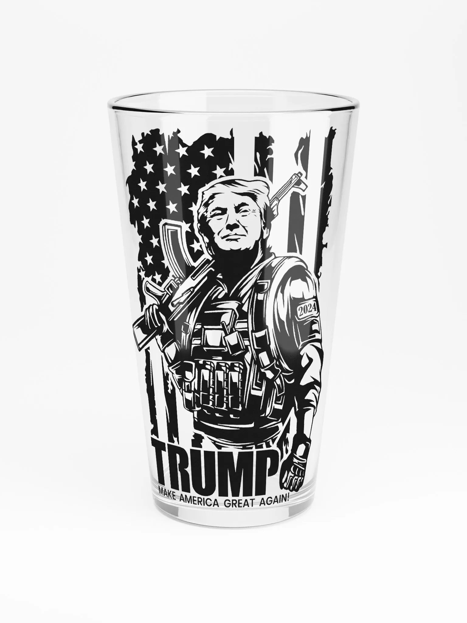 Trump AK47 - Shaker Pint Glass product image (3)