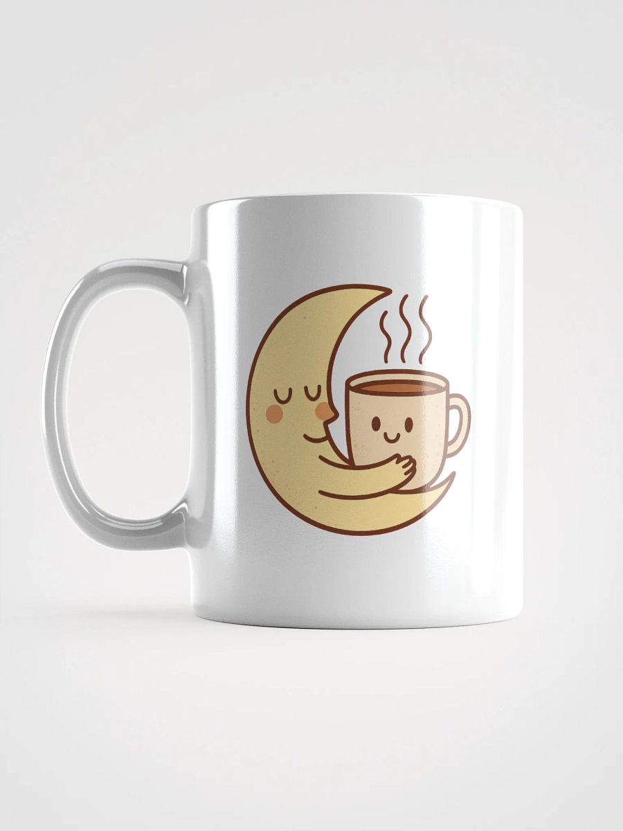Moon and Coffee White Glossy Mug product image (17)