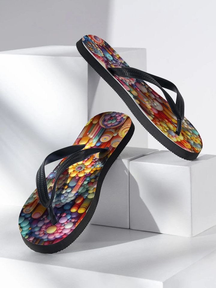 Kaleidoscope Silhouette Flip-Flops product image (2)
