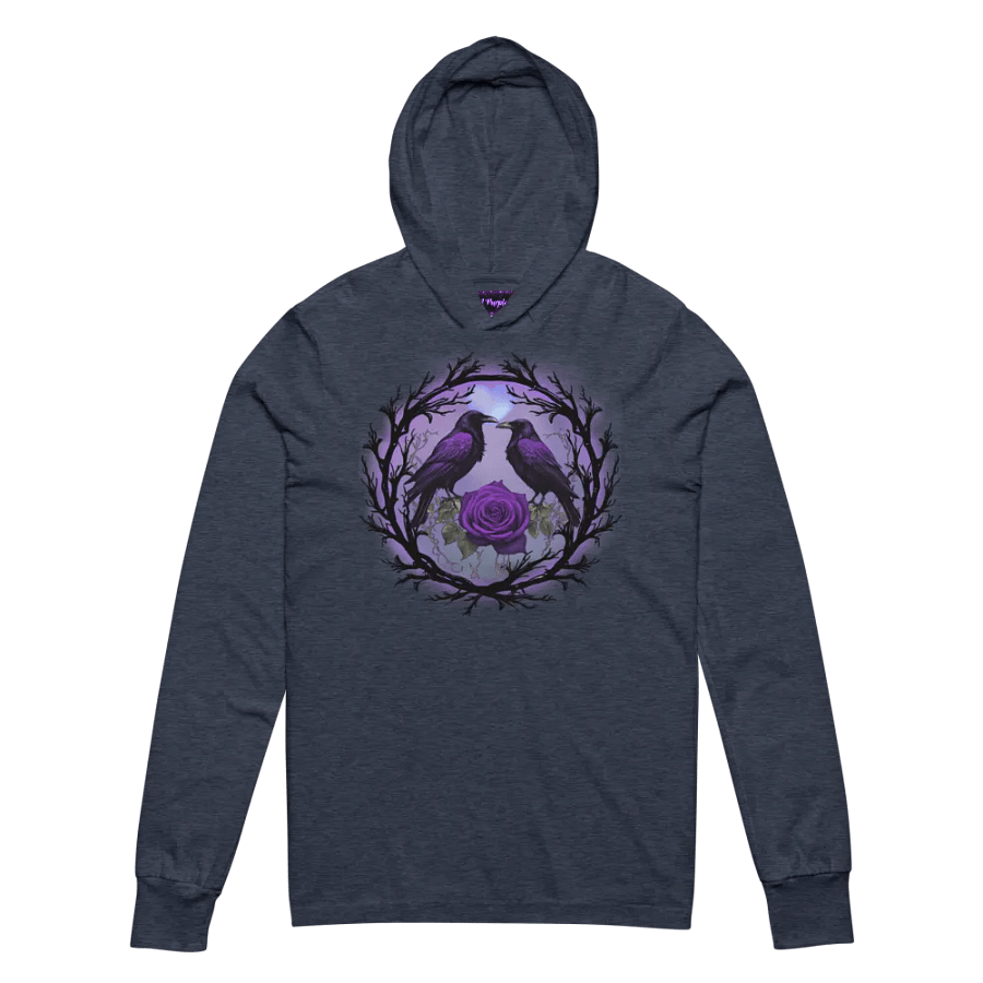 Mystic Raven Pair Hooded tee product image (6)
