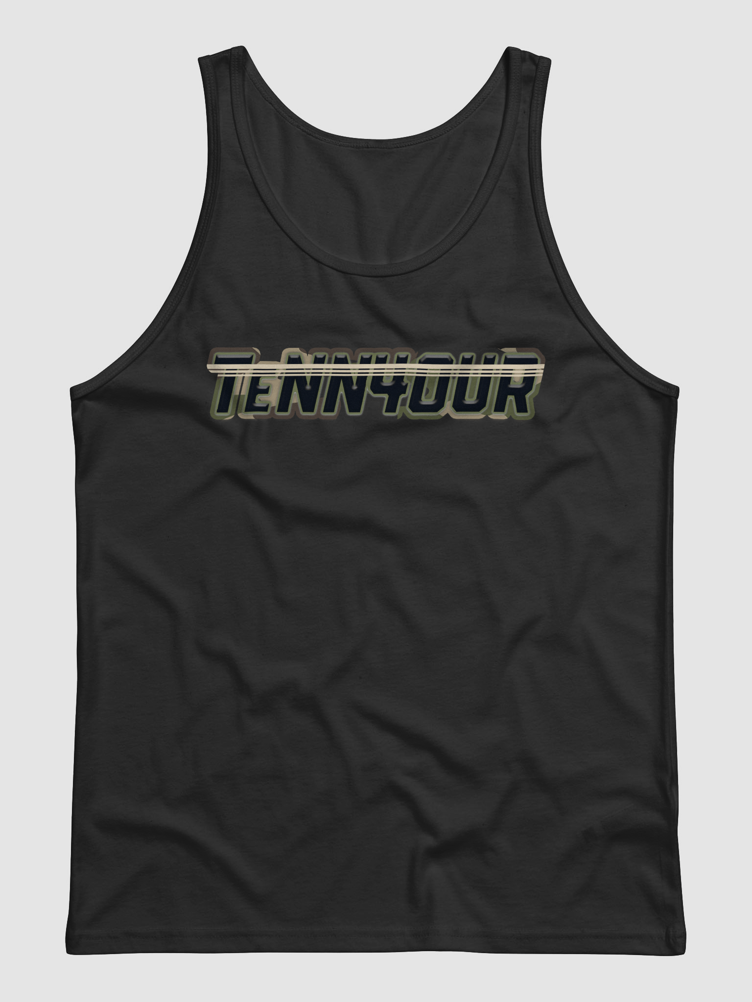 #TeNN4OURARMY Tank - Green & White product image (1)