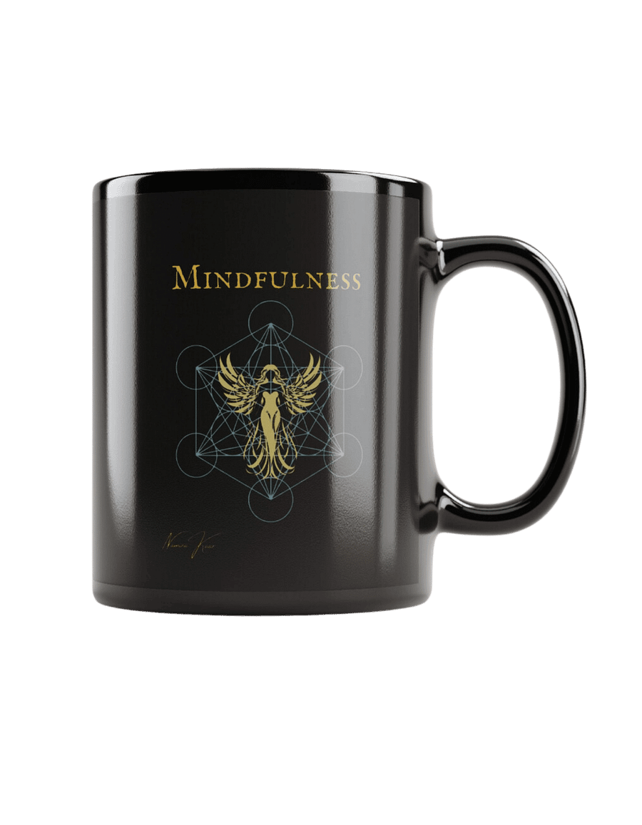 Metatron's Cube- Black Glossy Mug product image (1)