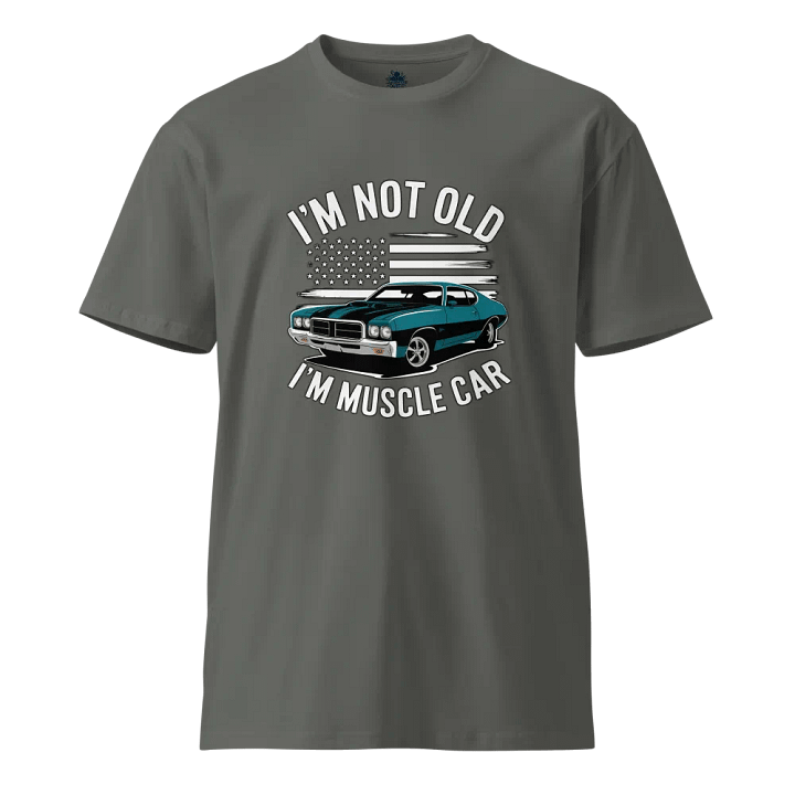 Vintage Muscle Car Flag T-Shirt product image (6)