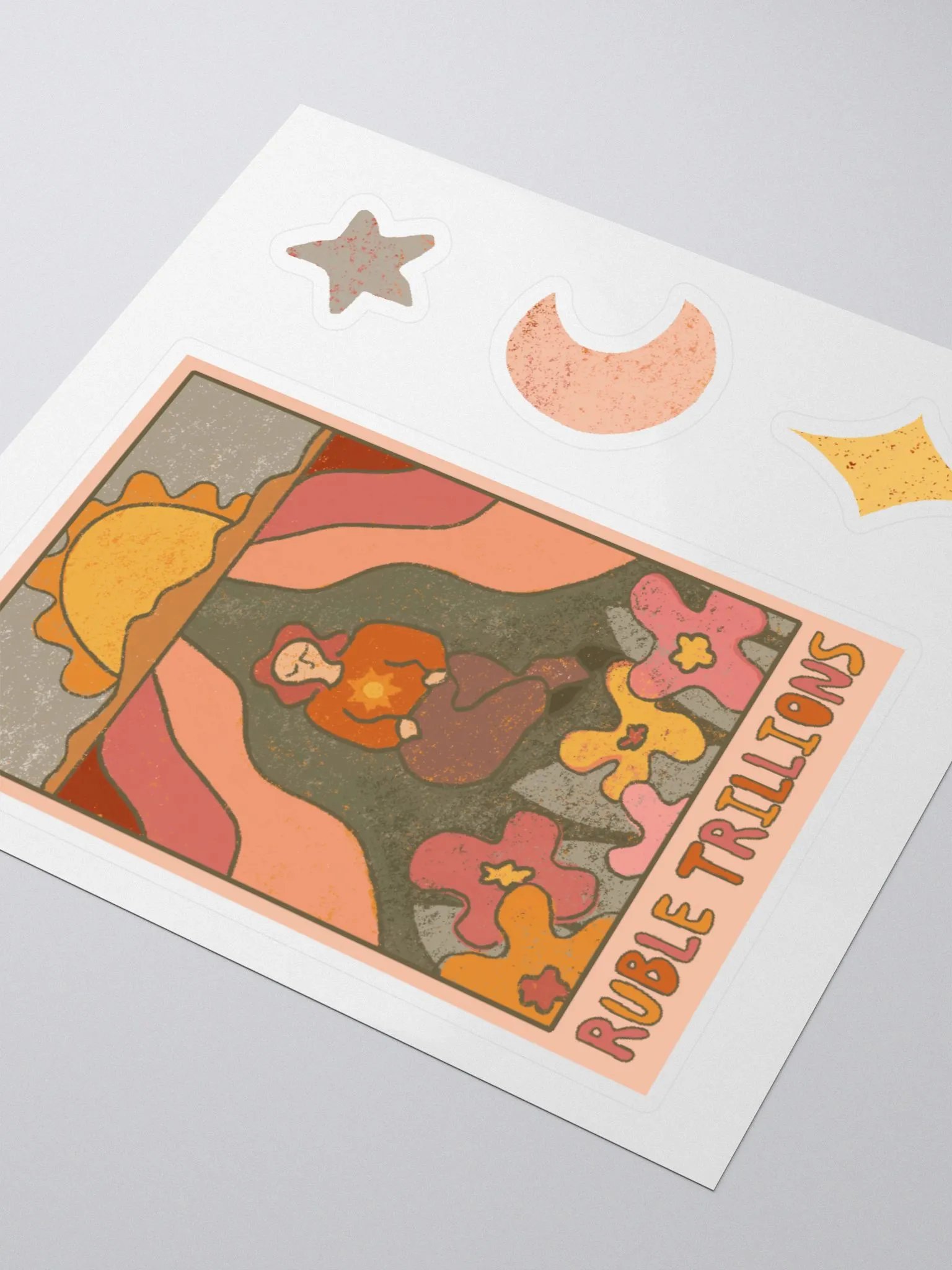 The Sun + Celestial Sticker Set product image (7)