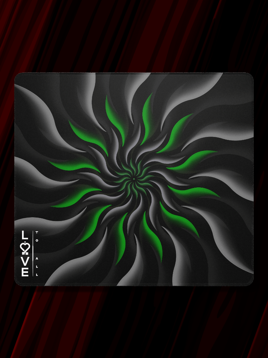 Green Mandala Large Mousepad product image (1)