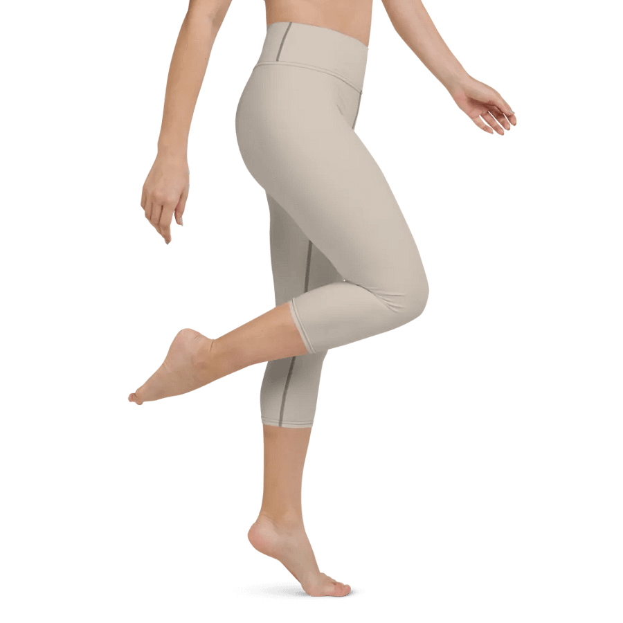 Till You Make It Leg Design Yoga Capri Leggings product image (4)