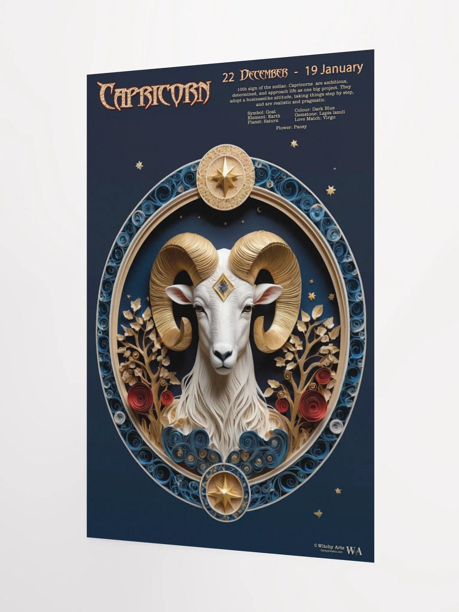 Western Zodiac Poster - CAPRICORN product image (8)