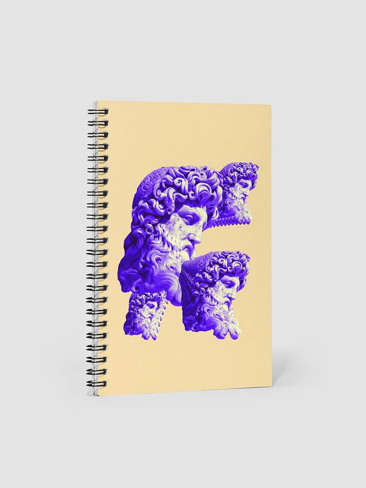 Zeus Glitch Spiral Notebook product image (1)