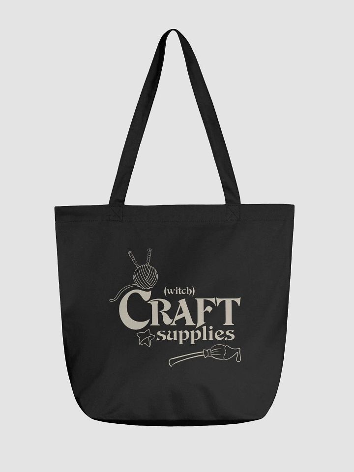 (Witch) Craft Supplies Eco Cotton Tote Bag - Black product image (1)