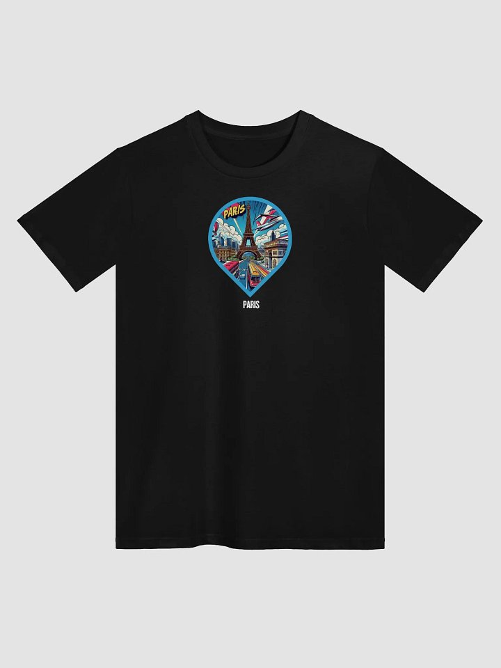 Vibrant Parisian Skyline T-Shirt | AI Design paris city product image (3)