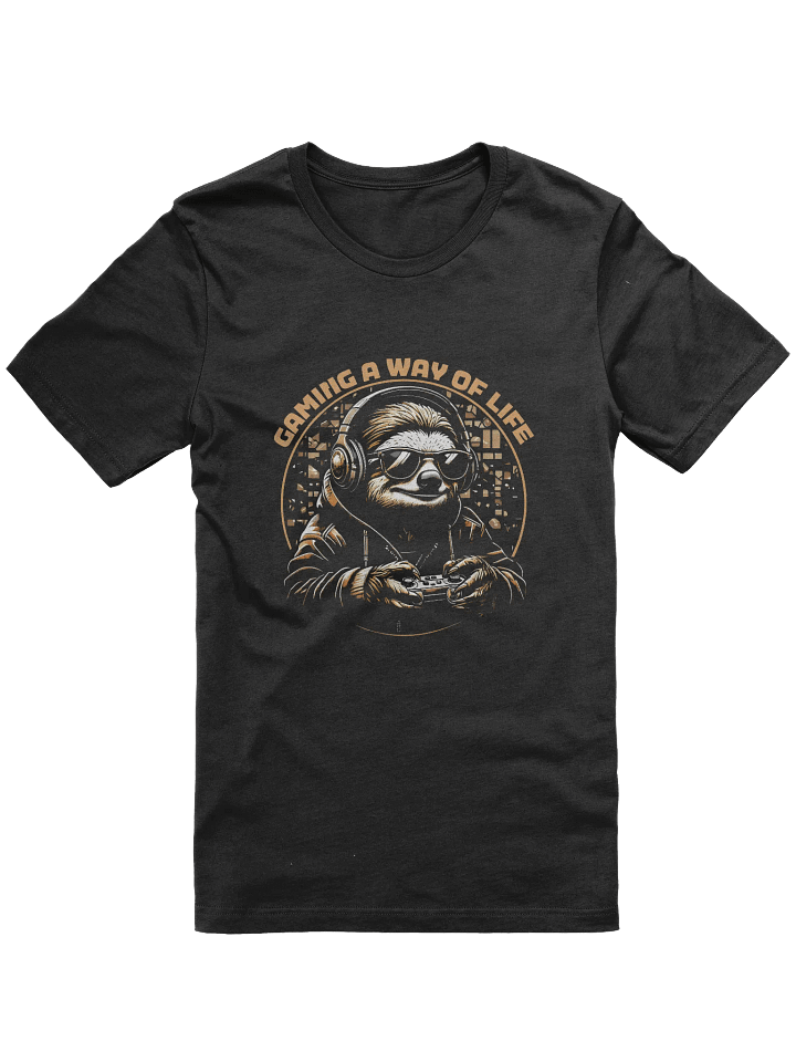 Gaming A Way of Life T-Shirt - Sloth Gamer T-Shirt product image (1)