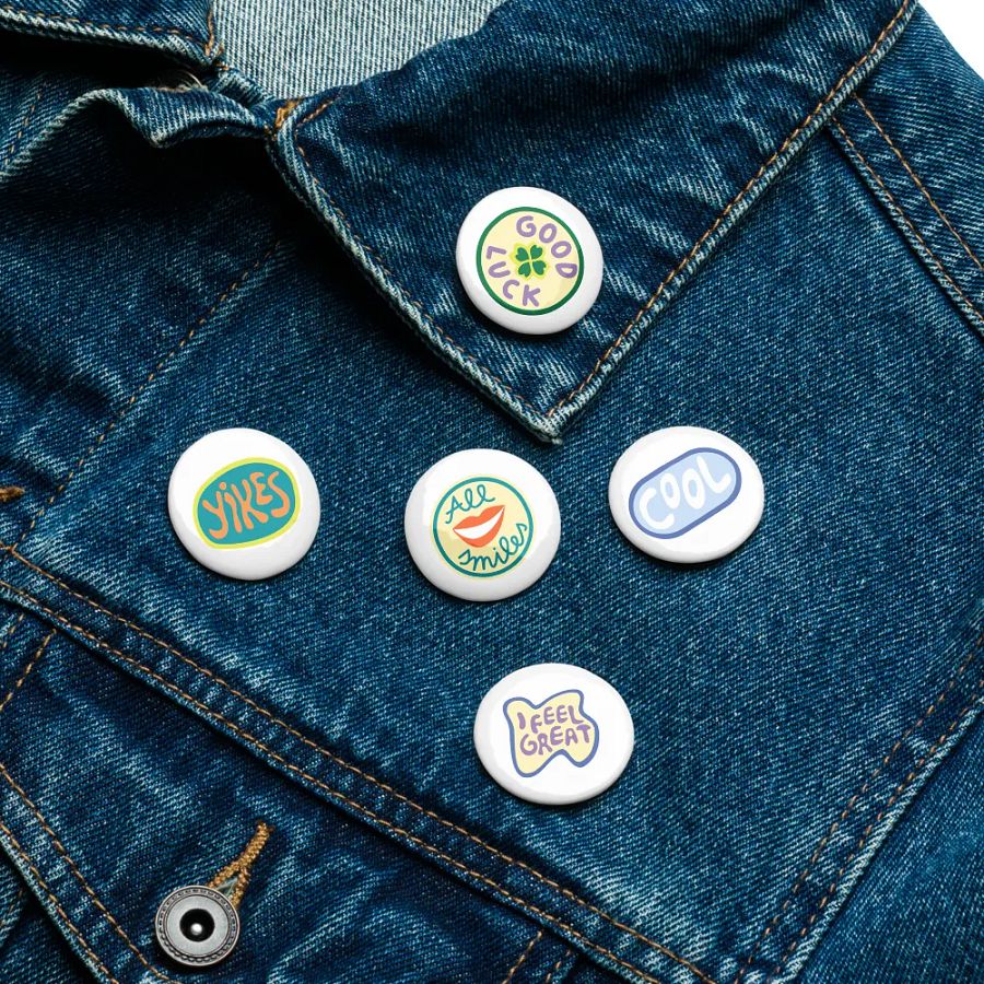 Set of Pin Buttons (vintage) product image (16)