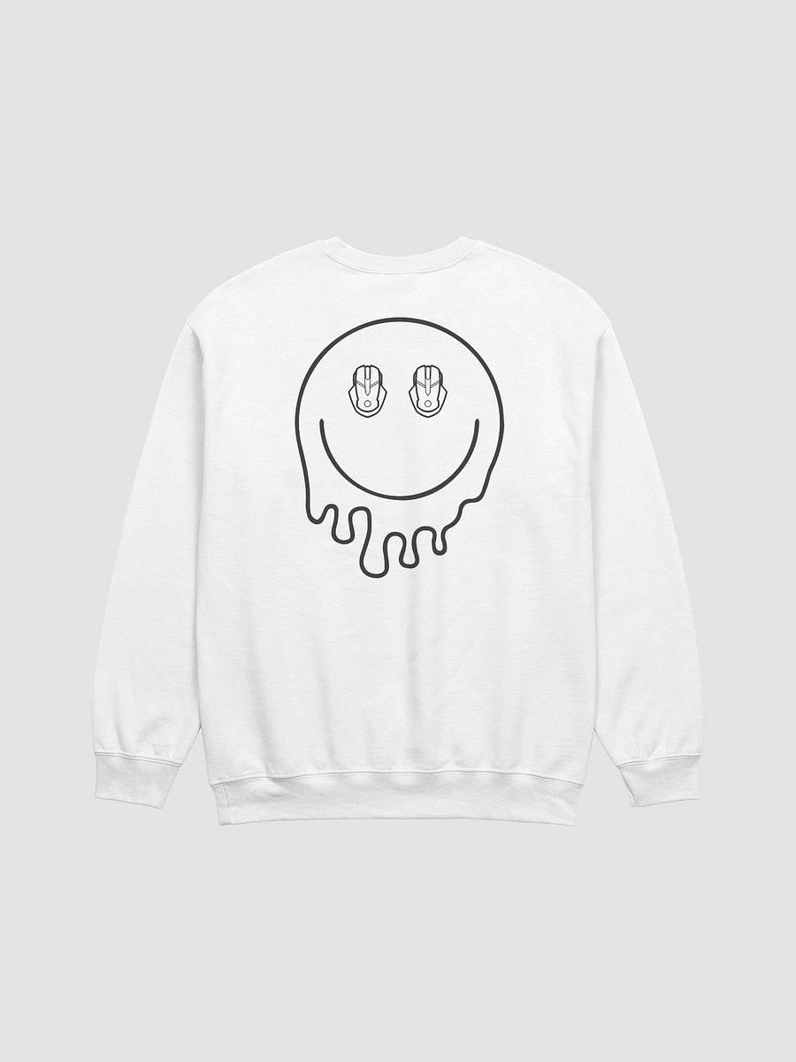 Drip Smiley Face Crewneck (Black) product image (1)