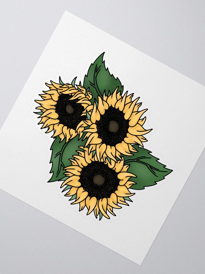 Sunflower Trio Sticker product image (2)