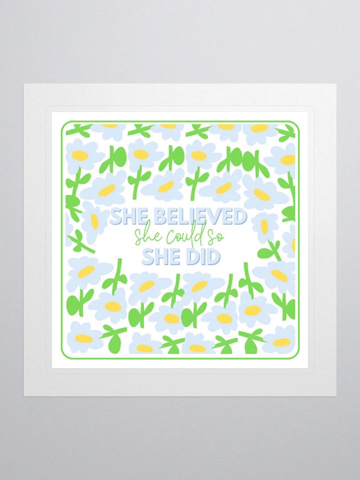 Believe and Achieve Floral Stickers product image (2)
