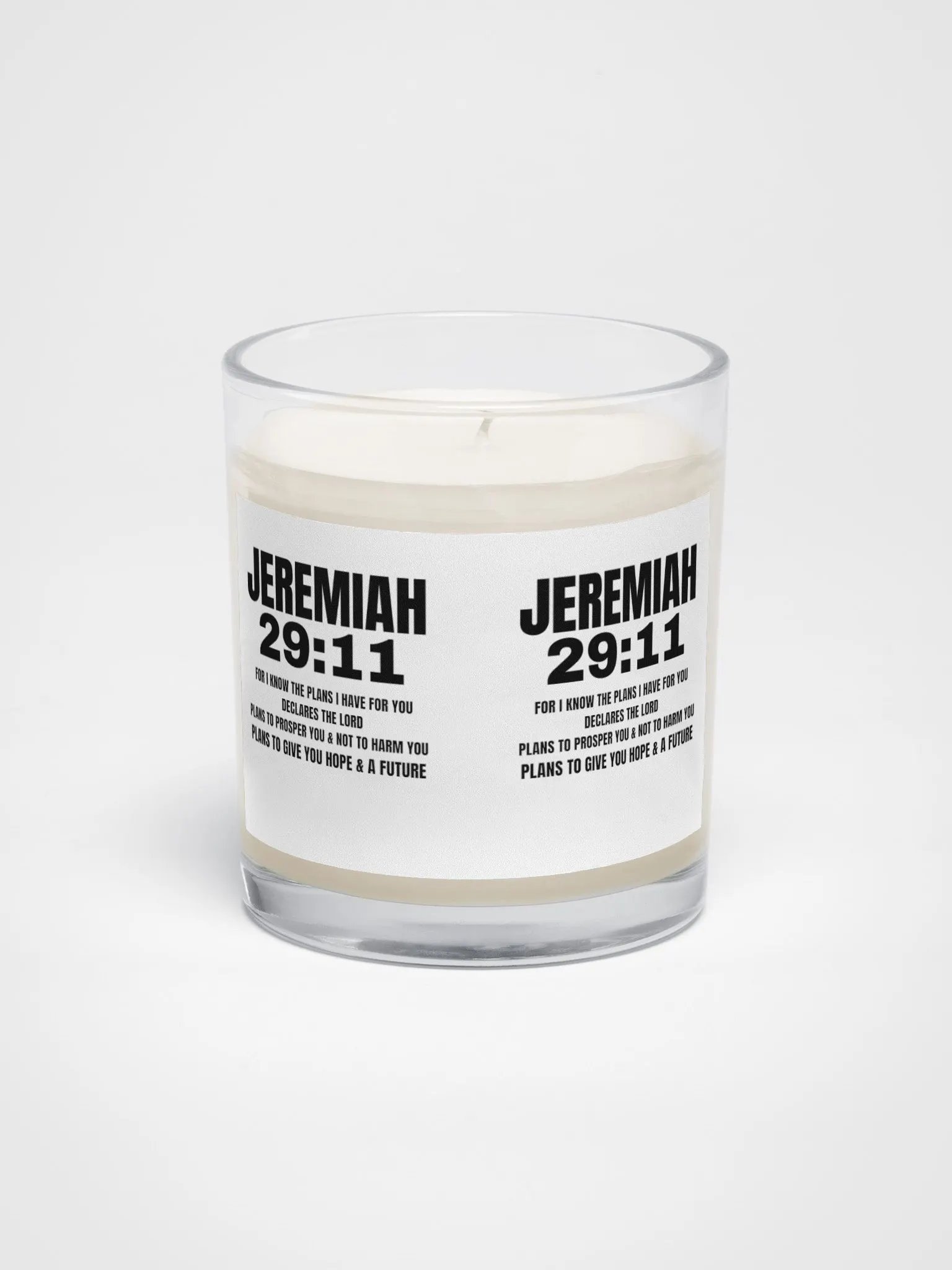 Jeremiah 29:11 Soy Wax Candle product image (1)