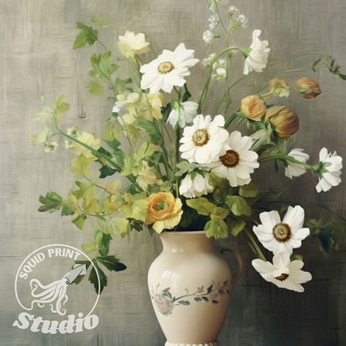 Flower Oil Painting 2 Printable Digital Wall Art - Digital Download Printable Wall Art -Squid Print Studio

https://www.squid...