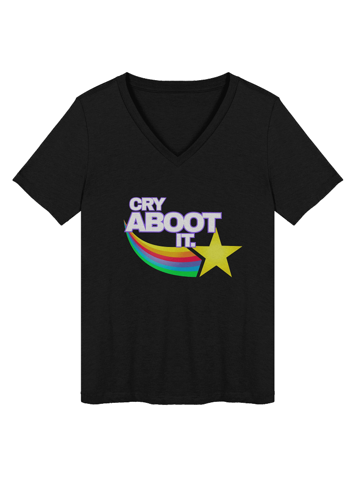 Cry Aboot It Canadian V Neck Tee product image (1)
