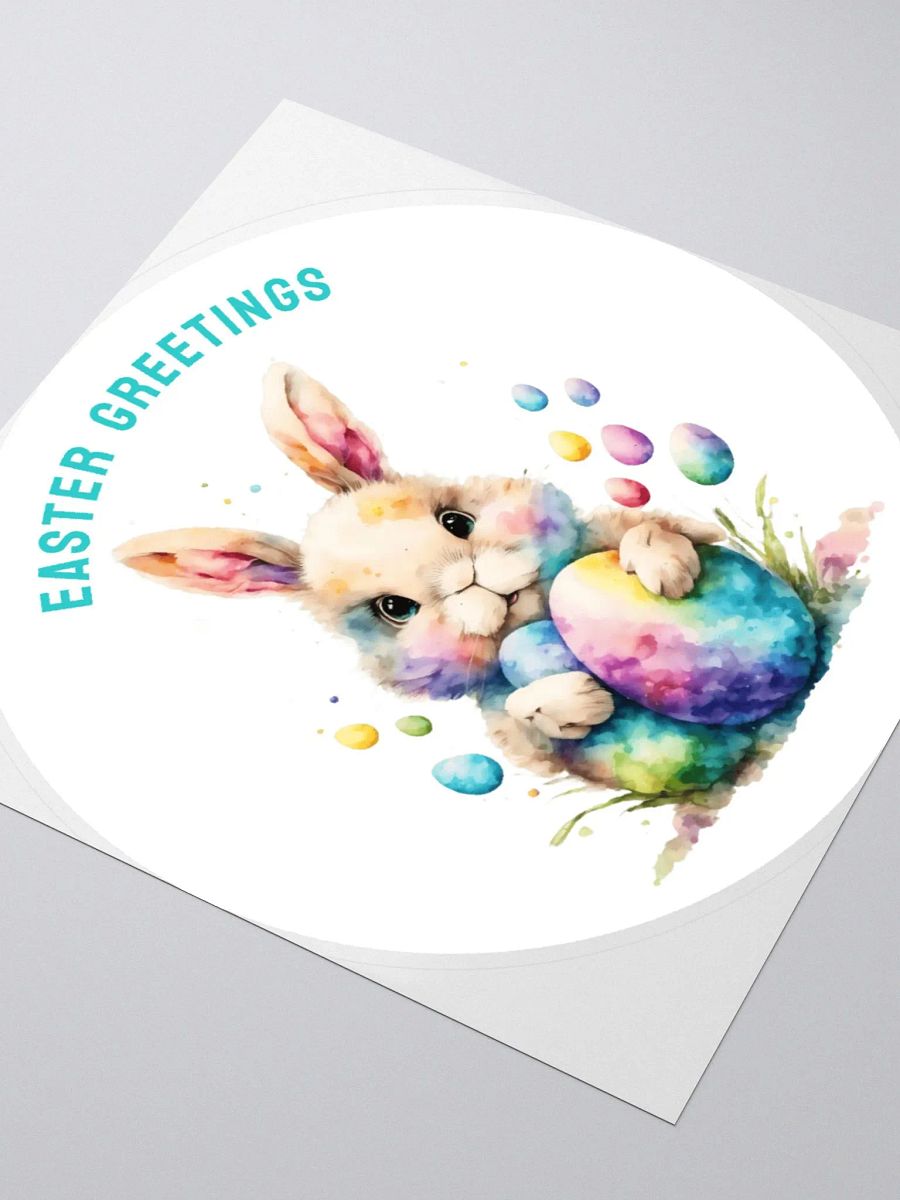 Painting the Eggs Bunny Easter Greetings product image (4)