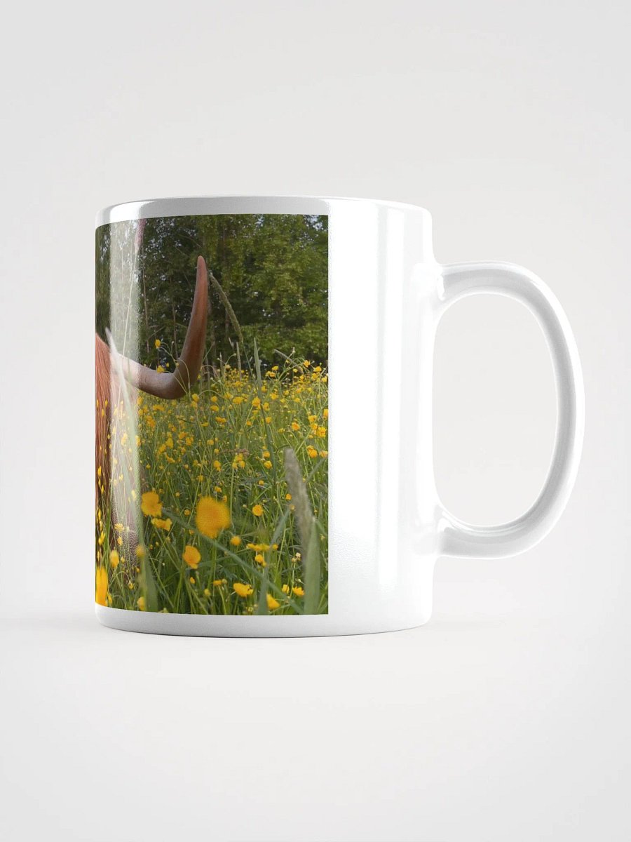 Highland Cattle Cow Flower Mug product image (1)
