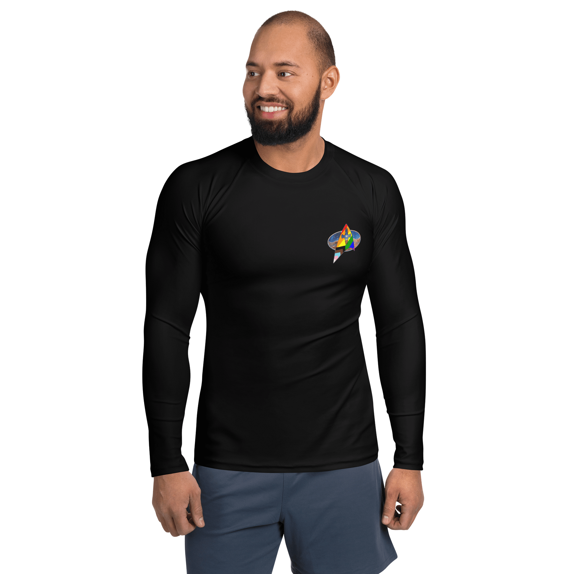 Galactic Shield Men's Rash Guard product image (3)