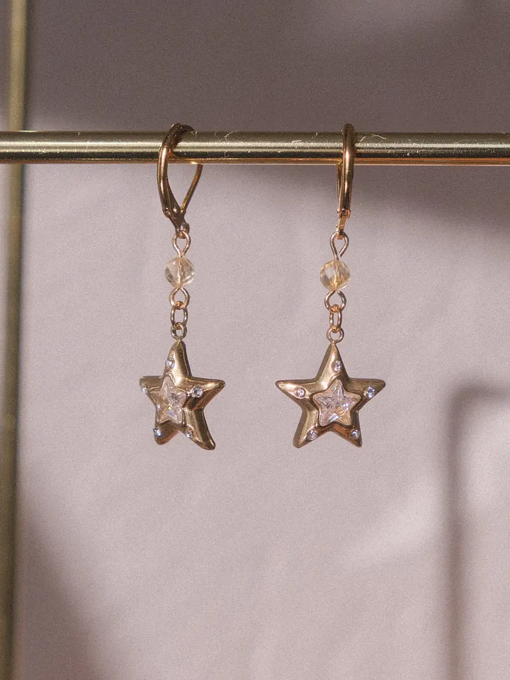 Glistening star - Citrine earrings product image (2)